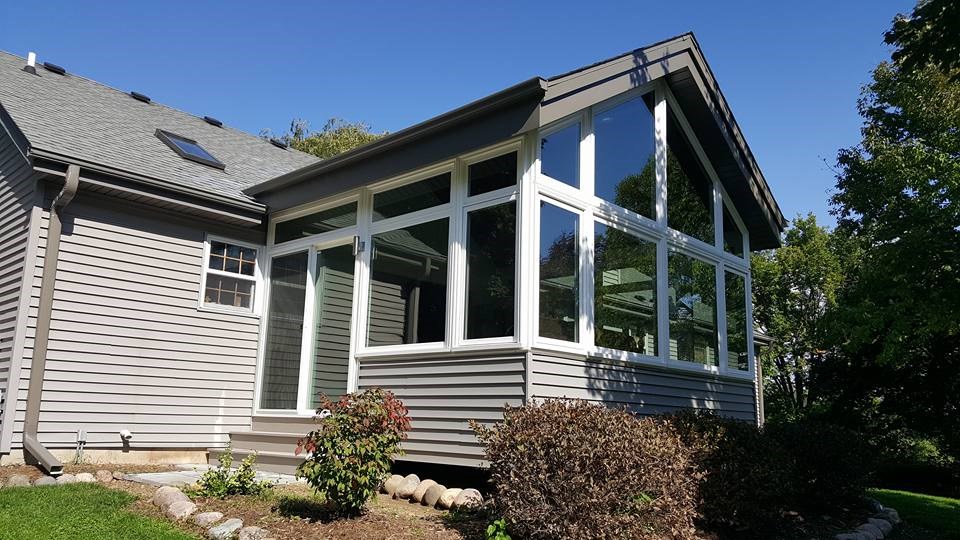 New Berlin Wisconsin All Season Sunroom Installation