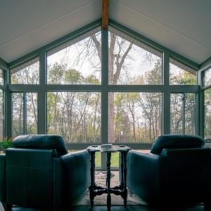 Cathedral sunroom in Dousman, Wisconsin