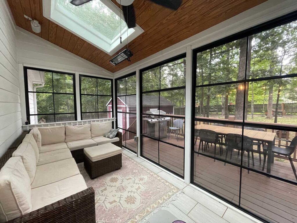 Franklin Wisconsin Sunroom Conversion