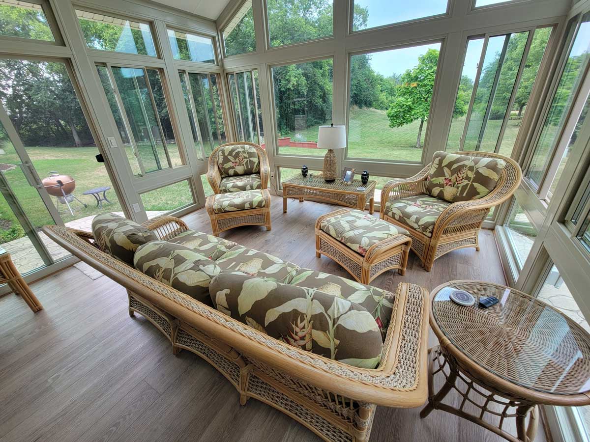 Caledonia Racine County Wisconsin Sunroom Addition